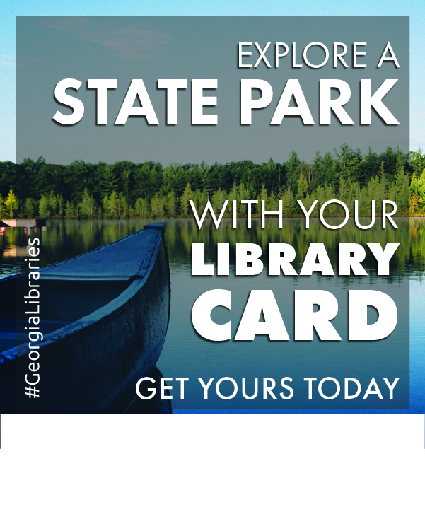 library card sign up month graphic