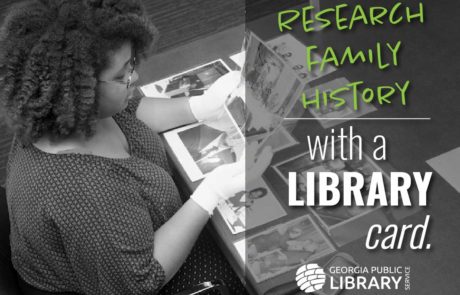 research family history with a library card