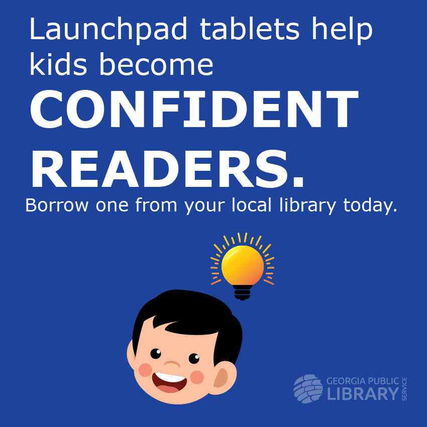 launchpad reading tablets are available for check-out from the public library
